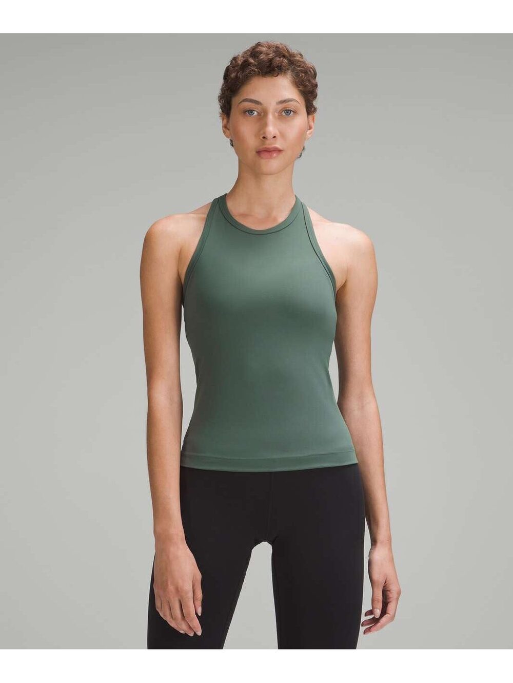 Lululemon Align Waist-Length Racerback Tank Top Dark Forest